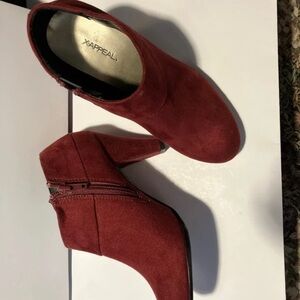 Xappeal Women's Red Ankle Boots